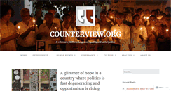 Desktop Screenshot of counterview.org