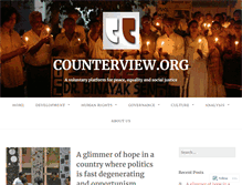 Tablet Screenshot of counterview.org